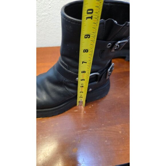 Circus/Sam Edelman Hadley Women's Black Leather Mid-Calf Motorcycle Boots Size 9 - Picture 9 of 9